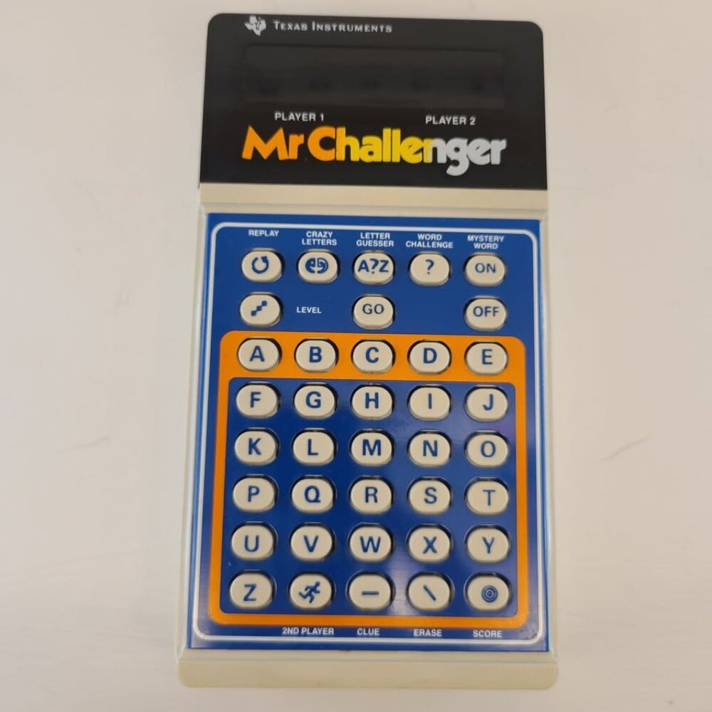 Mr Challenger Texas Instruments Vintage Handheld Electronic Game 1978